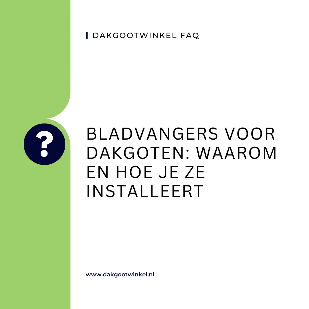 Bladvangers in dakgoten: Waarom en Hoe je ze Installeert