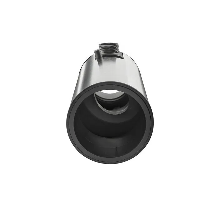 Grömo Zinken design-vulautomaat 80 mm voor regenton en regenpijp - complete set met schuifknop (Grömo)