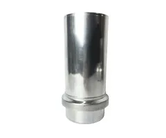 Gromo Montageschuifstuk zink 100 mm rond - Gromo