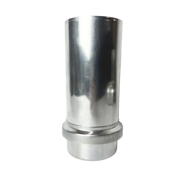 Grömo Montageschuifstuk zink 100 mm rond - Gromo