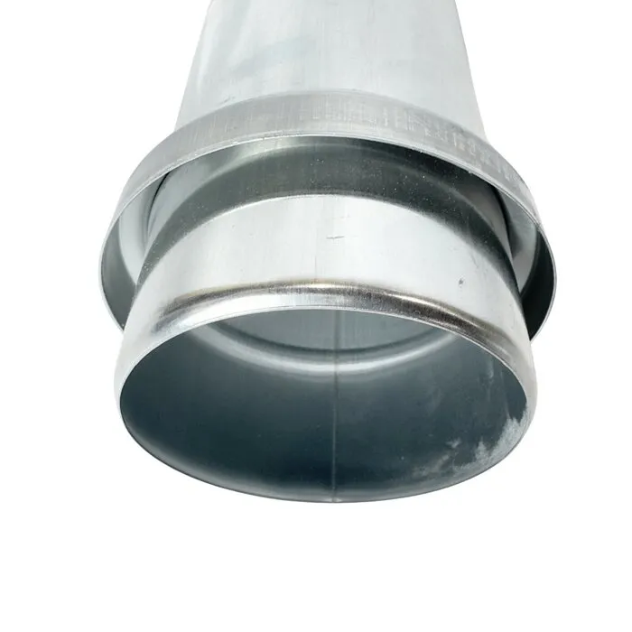 Grömo Montageschuifstuk zink 100 mm rond - Gromo