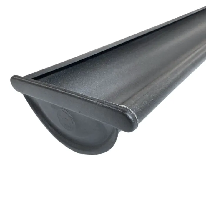 Prefa Mastgoot M280 3 meter - P.10 zwart + kopschot links