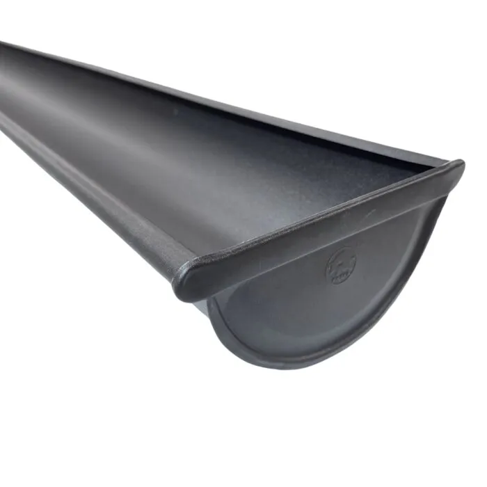 Prefa Mastgoot M333 3 meter - zwart + kopschot rechts