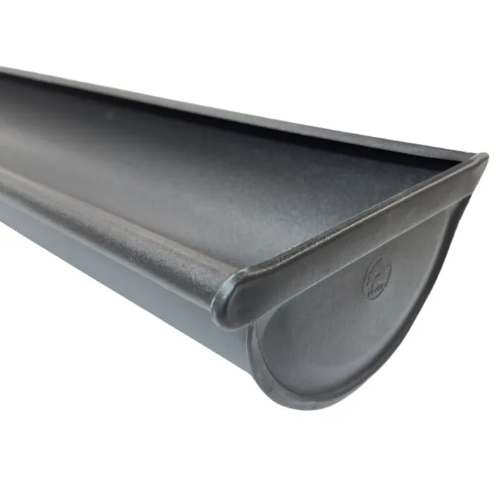 Prefa Mastgoot M400 3 meter - P.10 zwart + kopschot rechts