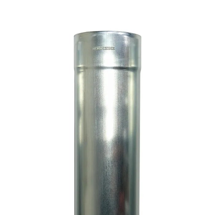 Rheinzink Regenpijp zink gelast 100mm 2 meter 0.65mm - Rheinzink