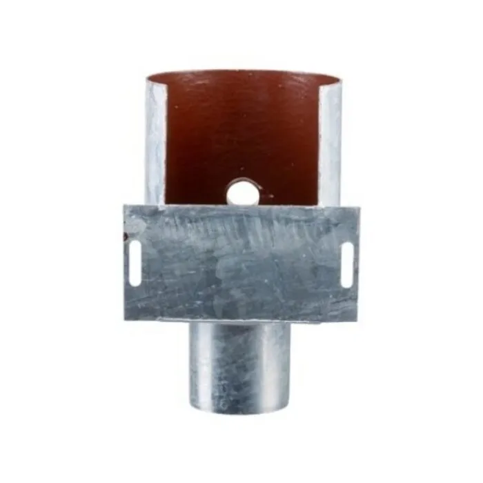 LORO-X Stalen regenpijp vergaarbak (ondereind) 80mm (zonder deksel) - Loromeij