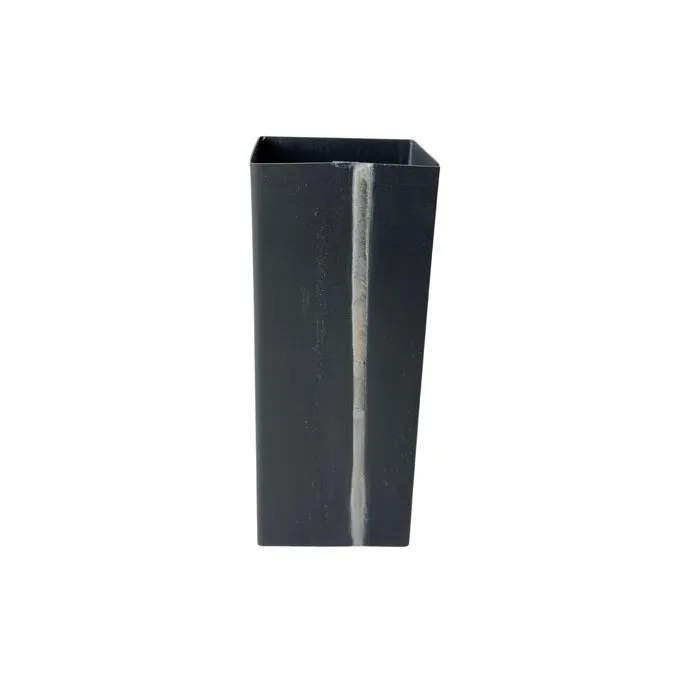 Nedzink Verbindingsmof zink 80x80 mm - Noir antraciet/zwart