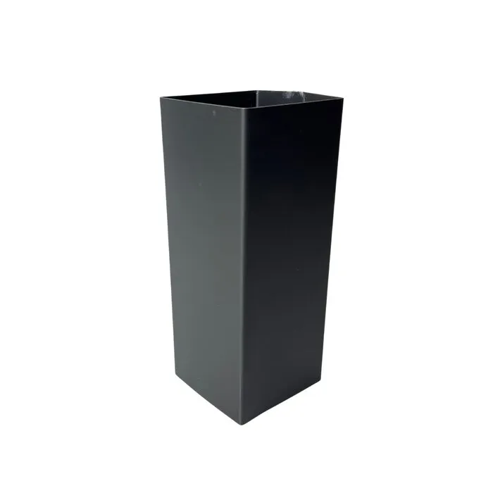 Nedzink Verbindingsmof zink 80x80 mm - Noir antraciet/zwart