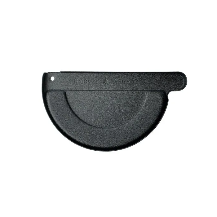 Kopschot aluminium M280 links - P.10 Zwart t.b.v. lijmen