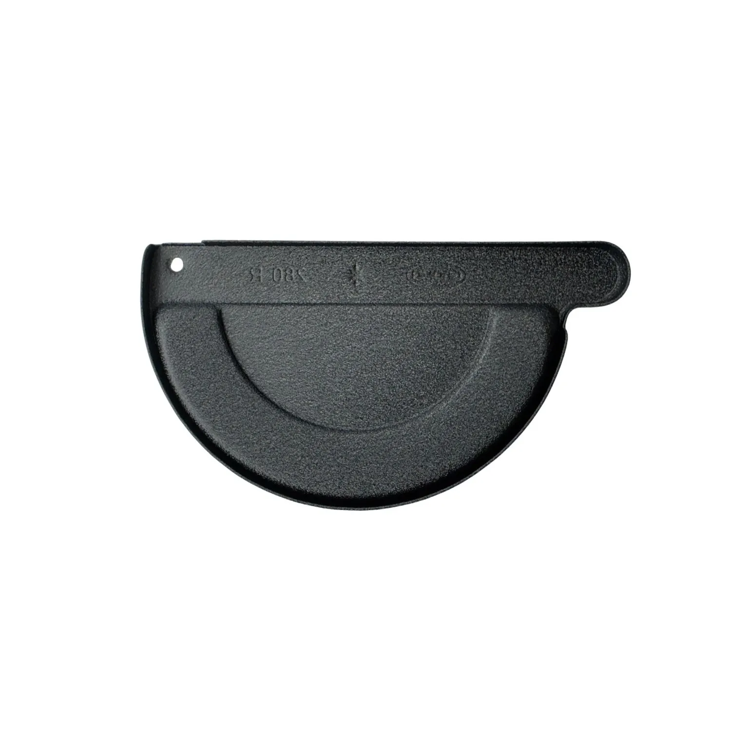 Gromo Aluminium kopschot M280 links zwart - t.b.v. lijmen