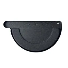 Grömo Aluminium kopschot M333 links zwart - t.b.v. lijmen (Grömo)