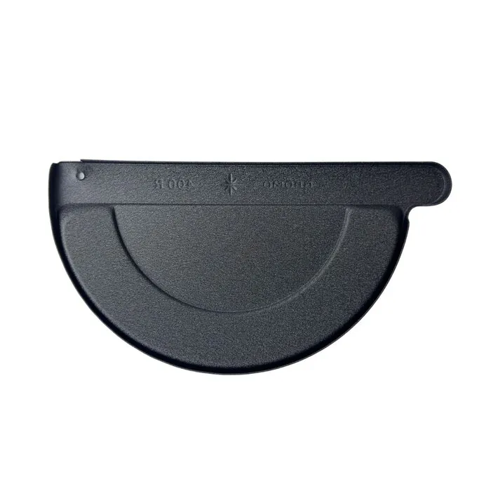 Kopschot aluminium M400 rechts - Zwart t.b.v. lijmen