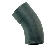 Prefa Bocht 40gr 100 mm - P.10 antraciet