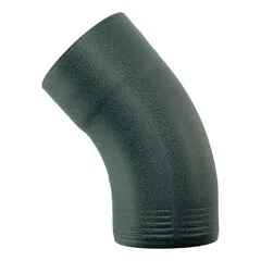 Prefa Aluminium bocht 40 graden 100 mm rond P.10 antraciet (Prefa)
