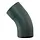 Bocht 40gr 100 mm - P.10 antraciet