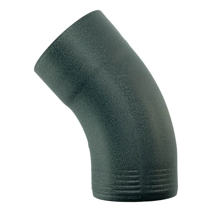 Prefa Bocht 40gr 100 mm - antraciet