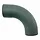 Bocht 85gr 100 mm - P.10 antraciet