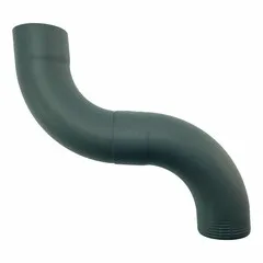 Prefa Aluminium bocht 85 graden 100 mm rond P.10 antraciet (Prefa)