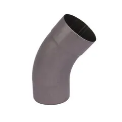 Nedzink Zinken bocht 80 mm rond 40 graden grijs Nova (NedZink)