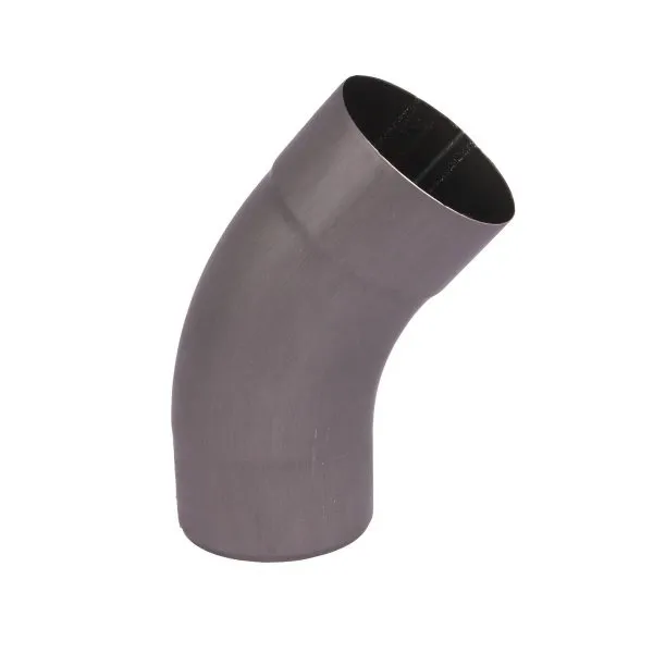Nedzink Zinken bocht 80 mm rond 40 graden grijs Nova (NedZink)