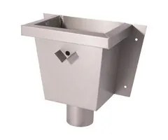 Nedzink Vergaarbak Junior 80 mm grijs Nova | NedZink