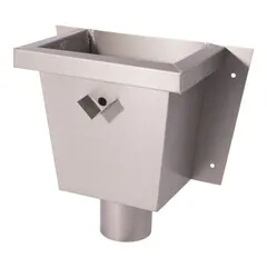 Nedzink Zinken vergaarbak Junior 80 mm grijs Nova (NedZink)
