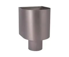 Nedzink Vergaarbak Mini 80 mm grijs Nova | NedZink