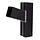 Zinken T-stuk 80x80 mm vierkant 72 graden zwart Noir (NedZink)