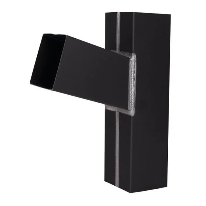 T-stuk 80x80mm 72gr - Noir