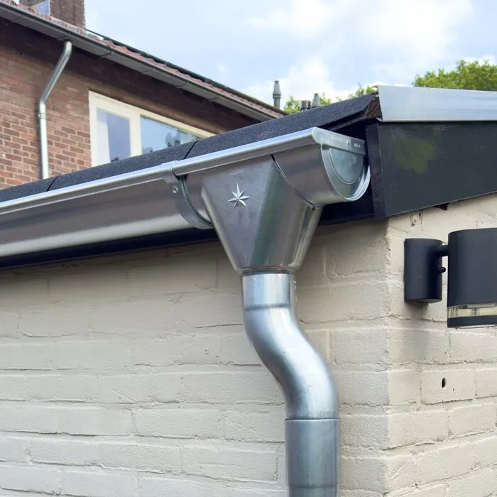 Nedzink Zinken mastgoot M280 Nedzink lijmgoot - 3 meter 0.65mm dik