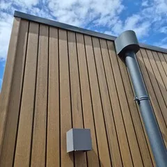 Kallos Aluminium vergaarbak Mini 80 mm P.10 antraciet (Prefa/Kallos)
