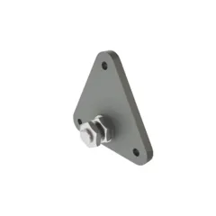 Prefa Aluminium montageplaat met M10 draad t.b.v. beugel - patinagrijs zinklook (Prefa)