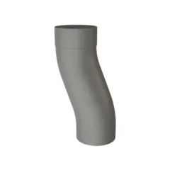 Prefa Aluminium sprongstuk 100 mm sprong 60 mm - patinagrijs zinklook (Prefa)