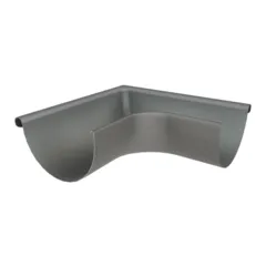 Prefa Aluminium buitenhoek M333 300x300 mm 90 graden - patinagrijs zinklook (Prefa)