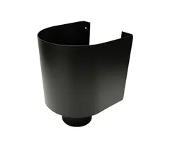 Kallos Vergaarbak Mini 80 mm P.10 zwart | Prefa / Kallos