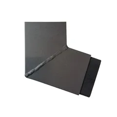 Kallos Aluminium sprongstuk 80x80 mm vierkant, set 2 bochten incl. spie, sprong max 101 cm - antraciet RAL 7021 fijnstructuur (Kallos 2,0 mm)