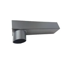 Kallos Stadsuitloop 60x100 naar 80 mm Ral-7021 | Kallos
