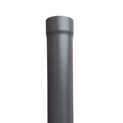 Kallos Aluminium regenpijp 80 mm antraciet Ral-7021 fijnstructuur - 2 meter (Kallos 2,0 mm)