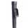 Aluminium bladafscheider 80 mm rond - antraciet RAL 7021 fijnstructuur (Kallos 2,0 mm)
