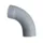 Aluminium bocht 72 graden 100 mm - patinagrijs zinklook (Prefa)