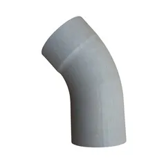 Prefa Aluminium bocht 40 graden 100 mm - patinagrijs zinklook (Prefa)