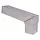 Stadsuitloop 60x80 naar passend in 80 mm vierkant. lengte 300mm