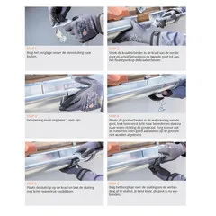 Zinken dakgootverbinder mastgoot M333 Profi - zonder solderen (Zambelli)