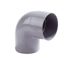 Bocht PVC 80 mm 87,5 graden mof