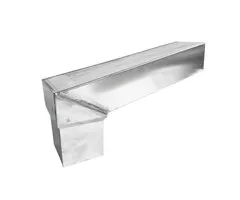 Nedzink Stadsuitloop 60x80 naar 80x80 - 300 mm | NedZink