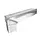 Zinken stadsuitloop 60x80 mm naar passend in 80x80 mm vierkant - lengte 300 mm (NedZink)