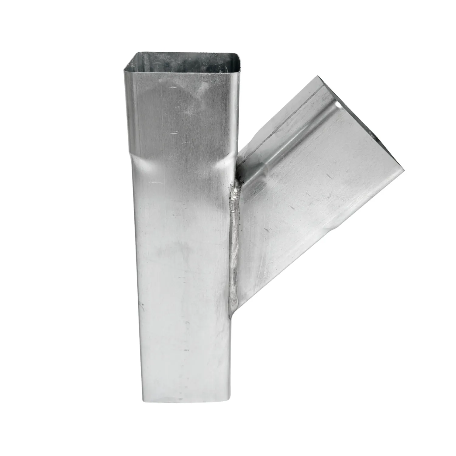 Nedzink Zinken T-stuk 80x80 mm vierkant 45 graden (NedZink)