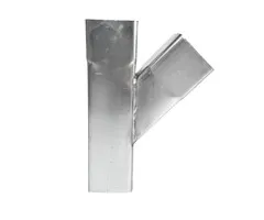 Nedzink T-stuk 80x80 vierkant 45 graden | NedZink