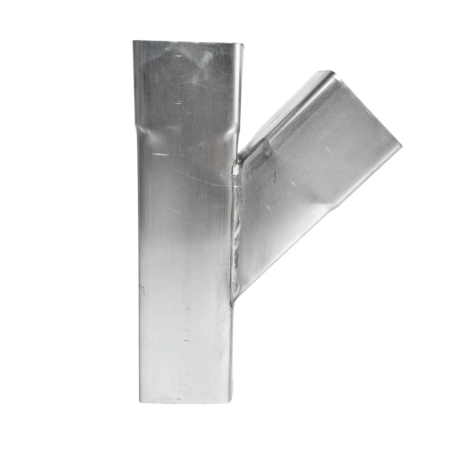 Nedzink Zinken T-stuk 80x80 mm vierkant 45 graden (NedZink)