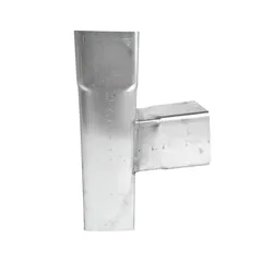 Nedzink Zinken T-stuk 80x80 mm vierkant 85 graden (NedZink)